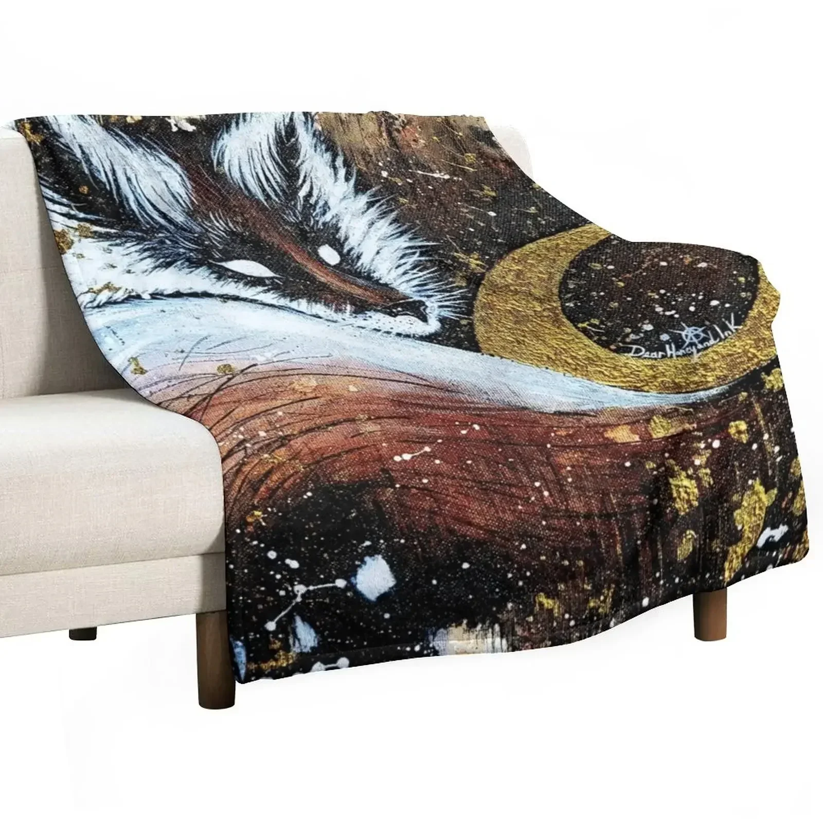 

Moonkeeper Throw Blanket Soft Furrys decorative Blankets