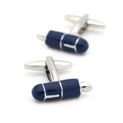 iGame Fountain Pen Cuff Links Quality Brass Material 3 Colors Option Blue Pen Design Cufflinks For Men Gift