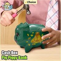 Pig Piggy Bank Cash Box Banking Small Toddler Money Saving Bank Container Toys for Kids Children's Birthday Christmas Gifts 1
