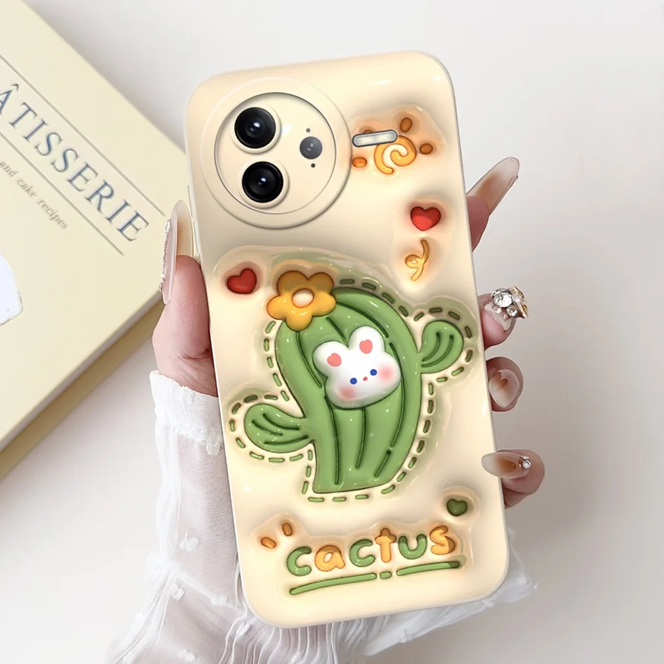 Cute Cat Panda Cartoon Soft Silicone Shockproof Phone Case