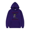 Disdainful Cat Protection Coffee Animation Print Youth Hooded Sports Top Fleece Pullover Casual Jogging Fitness Sweatshirt 3