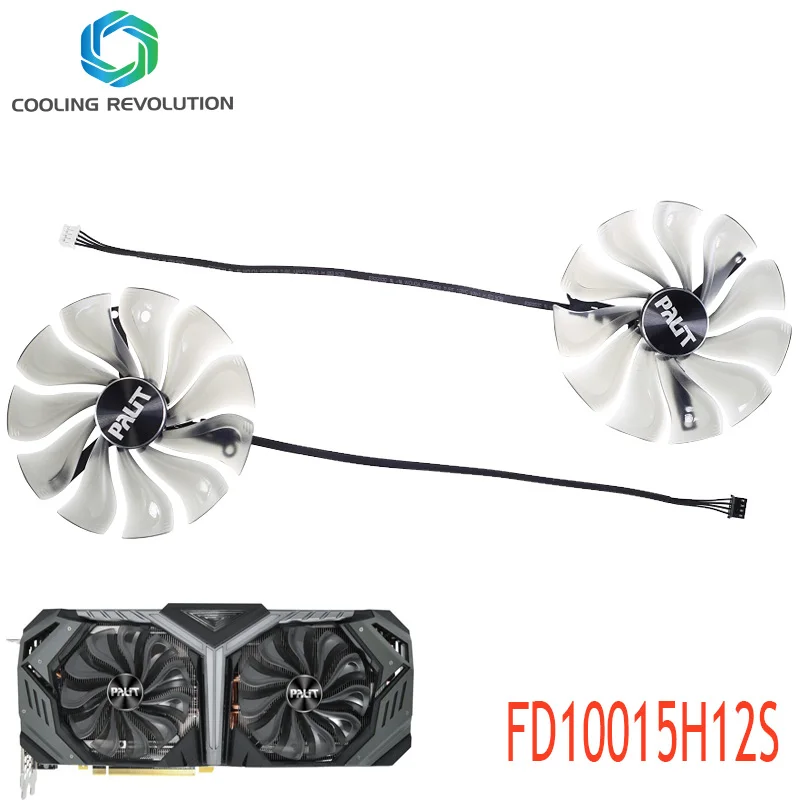 Ventilador de Refrigeração Gráfica para Palit Super Jetstream Gaa8s2u Fd10015h12s Dc12v 0.55amp Rtx 2060 2070 2080