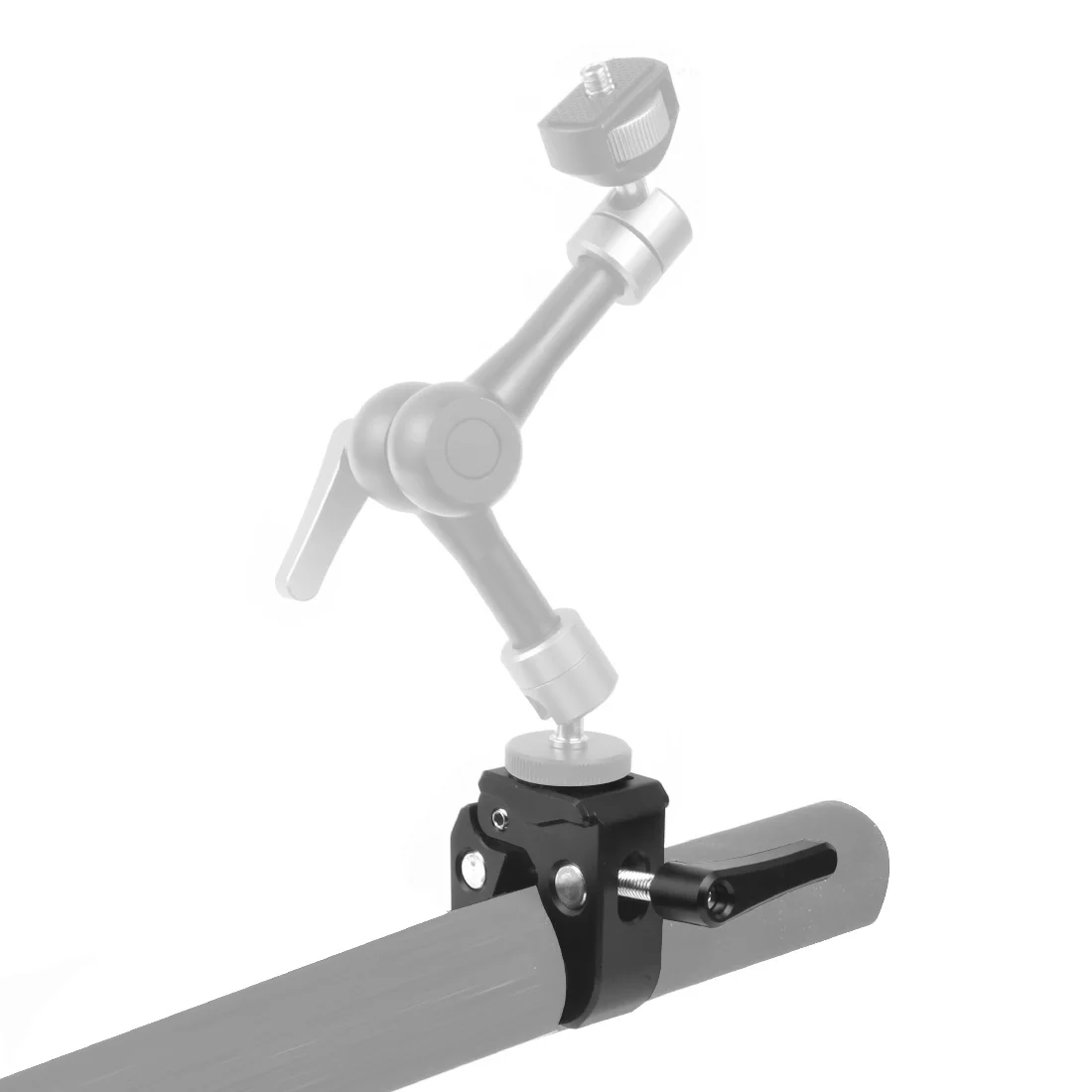 Vielseitige bewegliche Reibungsrosette, magischer Arm, 17,8 cm (11 Zoll, verstellbare Krabbenklauenklemme 1/4 3/8 für SLR-Kamerahalterung, Monitorkäfig-Rig – Detail 20