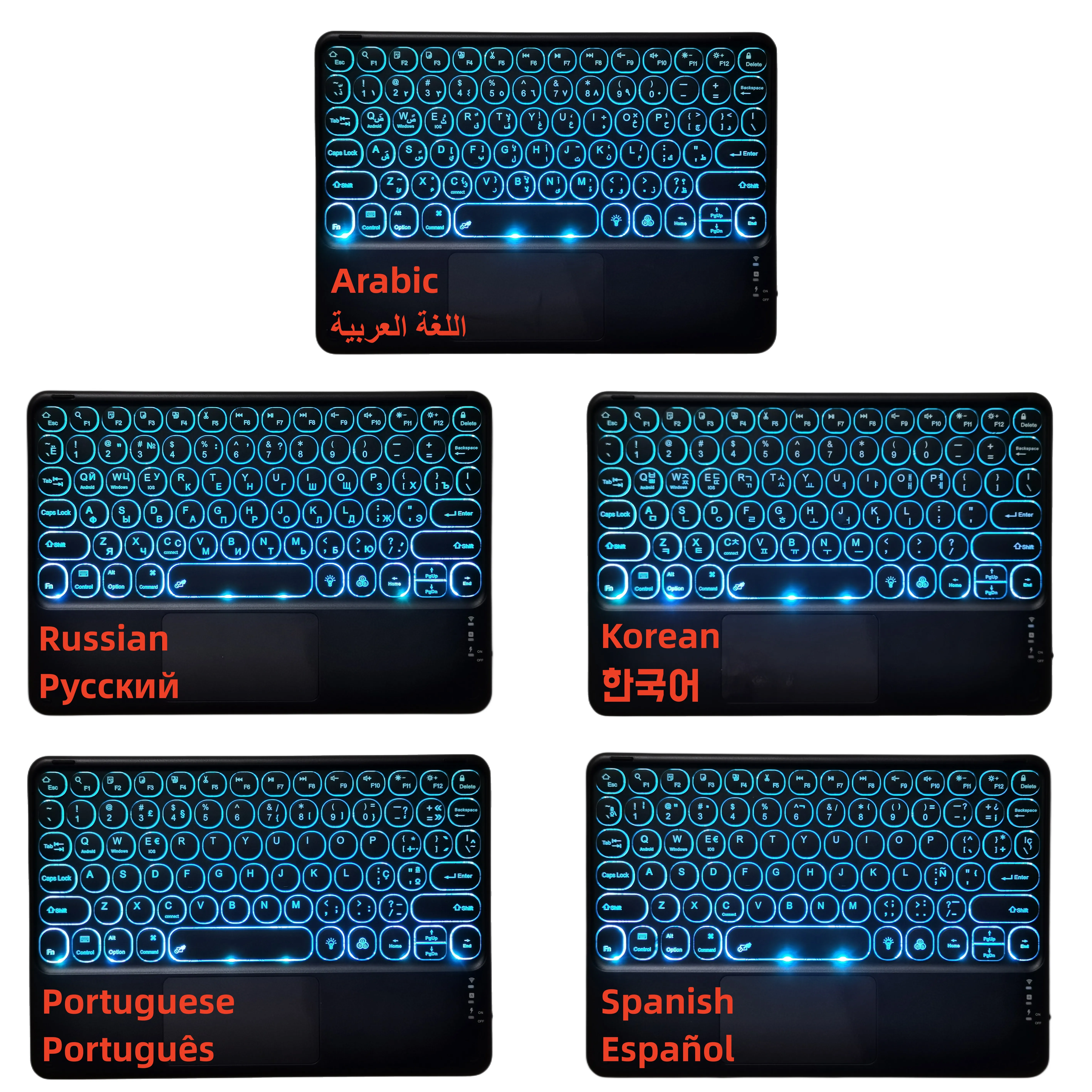 Tampa do mouse sem fio Bluetooth, Touchpad