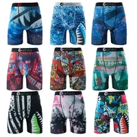 ETHIKA Men Underwear Boxers Fashion Printed Male Panties Lingerie Men Underpants Boxershorts Trunks Plus Size Breathable 1