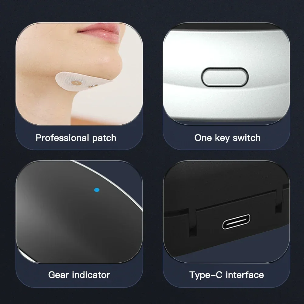 Face Slimming Massager Double Chin Remover Ems Facial Shaper