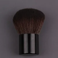 Outil de beauté de pinceau de maquillage-1 pièces fond de teint, Blush, correcteur, Contour, point culminant, pinceau de joue pour mélanger, dessus rond coudé 4