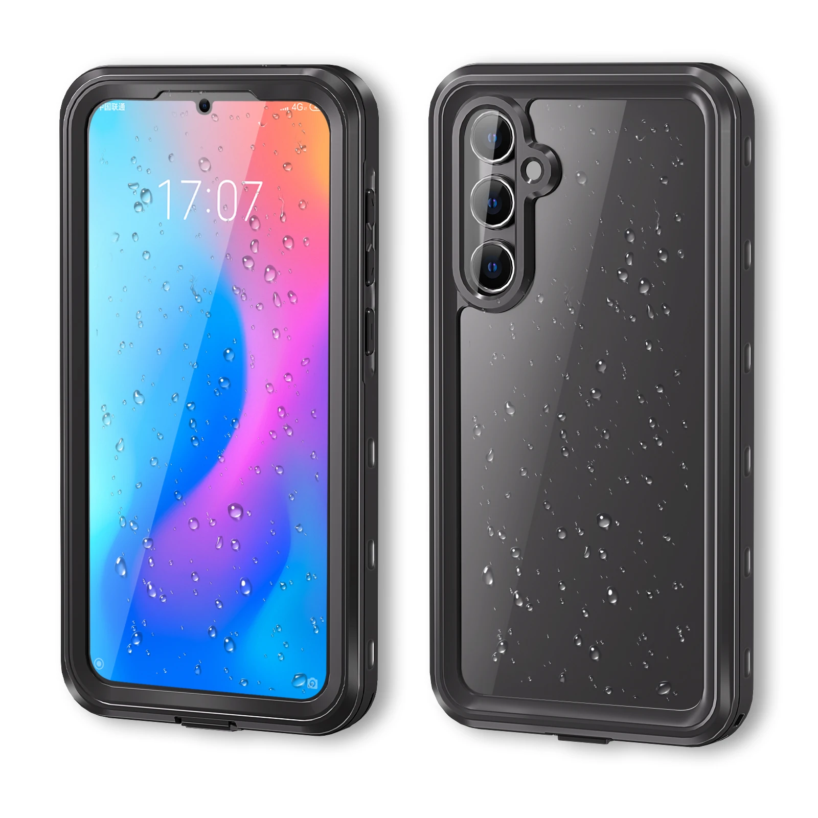 

Водонепроницаемый чехол 2 м для Samsung Galaxy A55 Europe A15 A54 A34 A24 A14 A53 A33 A23 A13, прозрачный пыленепроницаемый противоударный 360 Полный Чехол