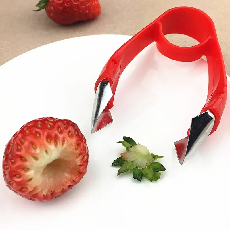 Multi-Purpose Fruit Stem Huller Pineapple Tomato Peeler Strawberry Peeler Seeder Creative Kitchen Fruit Vegetable Tools