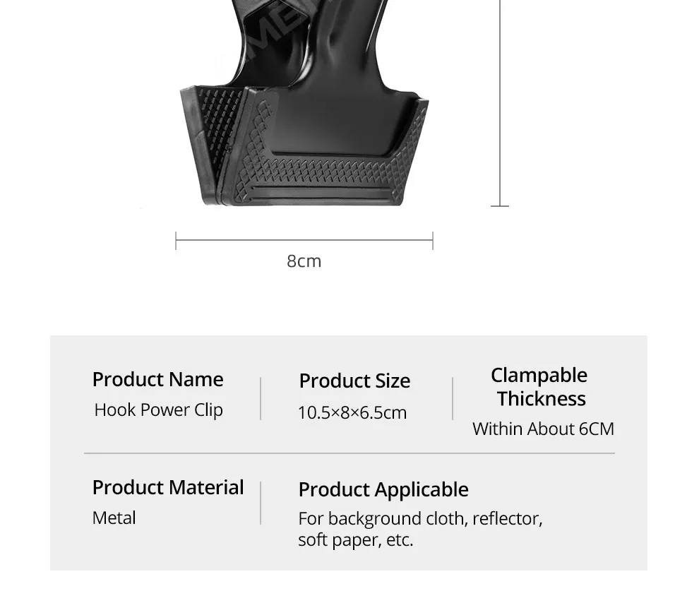 Metal Hook Clip Clamp Photographic Equipment Universal Use for Photography Paper