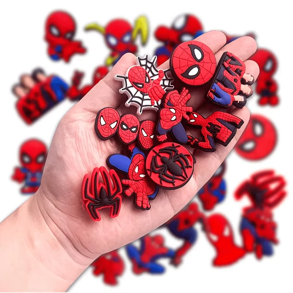 20-300Pcs Random Mixed Cartoon Disney Sanrio Shoe Charms Clogs Shoe Accessories DIY Decoration Buckle Gift shoe charms shoe decorations shoelace buckles garden shoe accessories