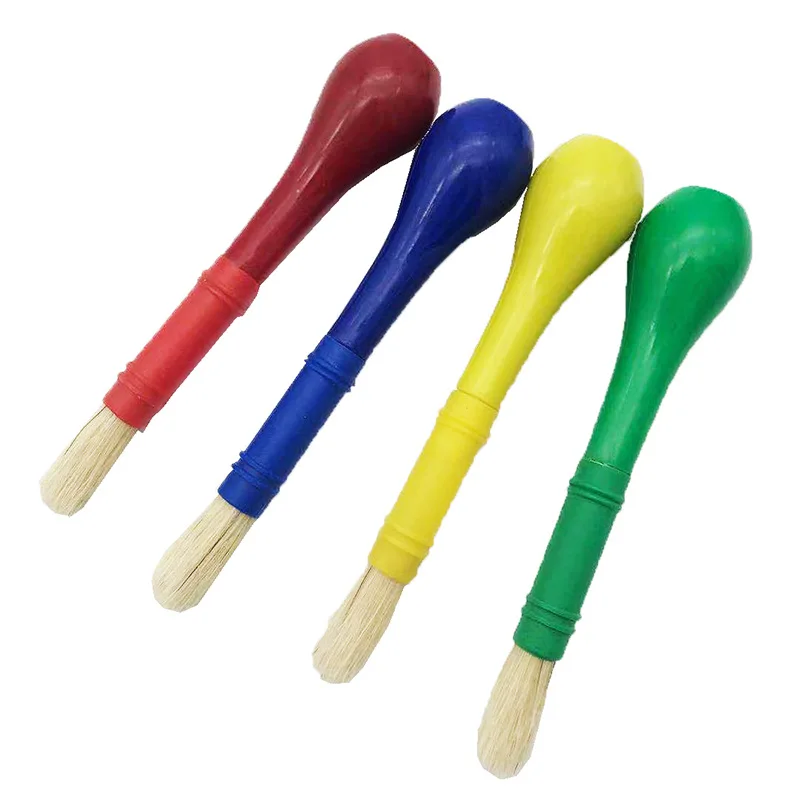 4pcsKidsPaintBrushesJumboChildrensArtistBristlePaintBrushes