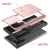 Slider Card Case For Samsung Galaxy S23 S24 S25 Ultra S24 S23 S22 S21 S20 FE Hard Shell Phone Case Galaxy Note 20 Ultra Note 10 2