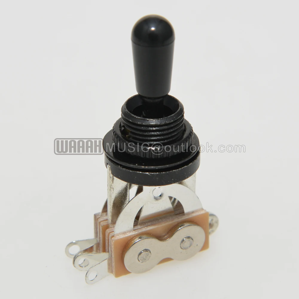 1pcs 3 Way Toggle Switch For LP Guitar 3 Way Guitar Switch with Tip Cap Electric Pickup Selector