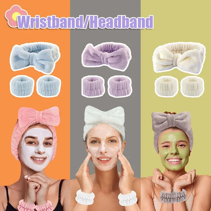 Wrist Washing Belt Soft Microfiber Towel Wristbands For Washing Face Water Absorption Prevent Wetness Wrist Washband washing wristband