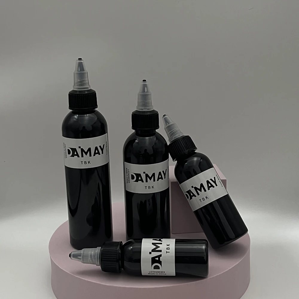 30/60/90/120ml Black Tattoo Ink Professional DIY Tattoo Pigment Practice Ink Body Art Paint Color Pigment tattoo ink tattoo ink pigment