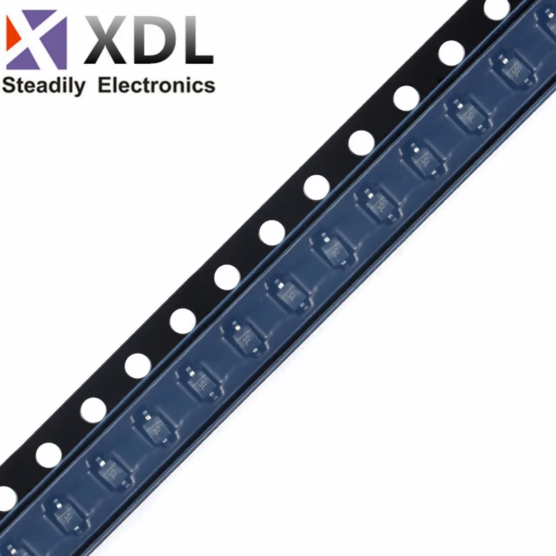 100Pcs SMD Schottky Barrier Diode B5817W SJ BAV21W T3 B5819W SL 20V 30V ...
