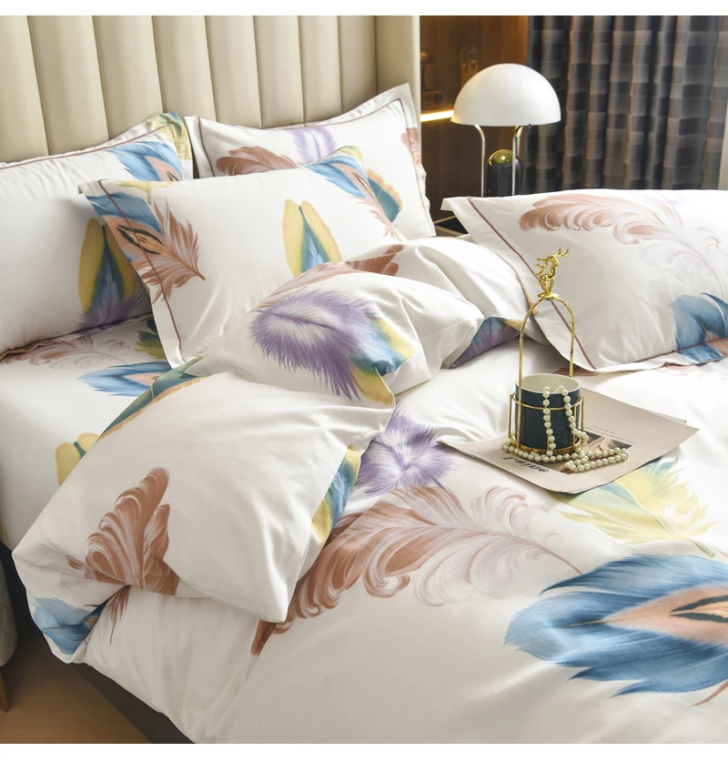 Title 13, Jogo de lençol e capa de edredom de algodão plu...