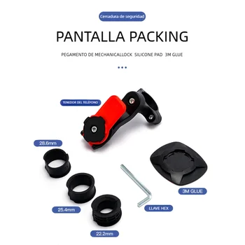 Motorcycle & Bicycle Phone Mount Handlebar Bracket - Universal Fit for iPhone/Android, Easy Install & Secure Grip 1