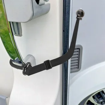 Cinghia di fissaggio per porta: fermare le porte di roulotte e camper che volano chiuse nel vento, mantiene la porta aperta in modo sicuro nel vento