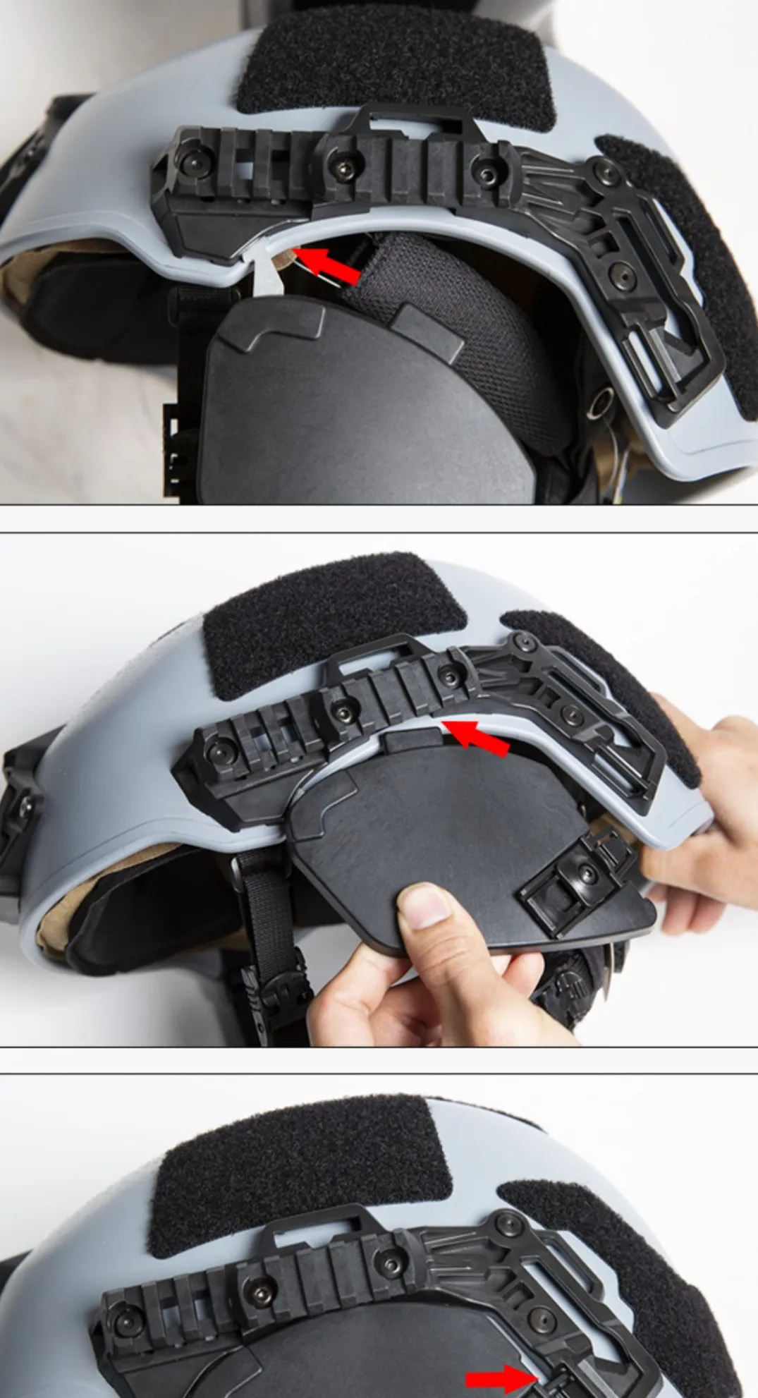 Tactical Airsoft Wendy Helmet Side Covers, Ear Protection for EX Ballistic Helmet 3.0 Guide Rail, Ears Head Protection