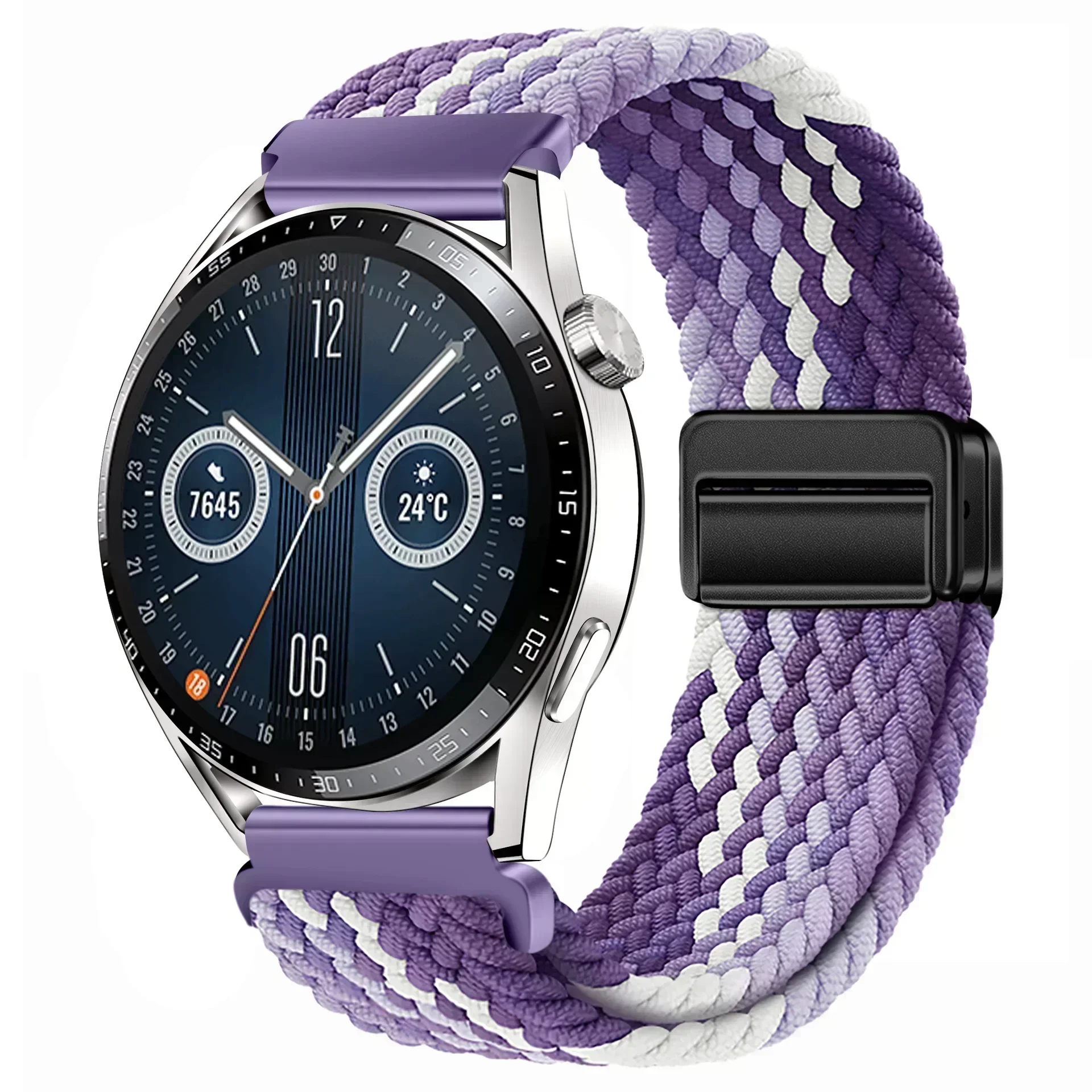 Magnetic Braided Nylon Watch Band - 22mm & 20mm Strap