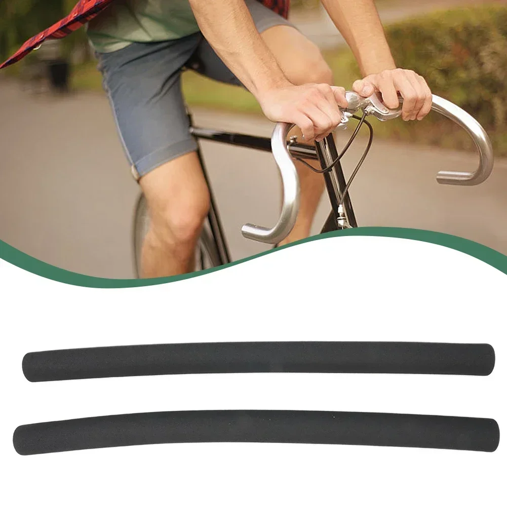 2pcs Sponge Bicycle Handle Mountain Bike Handlebar Tube Foam Rubber Handle Waterproof And Anti-slip Sponge Covers Cycling Parts