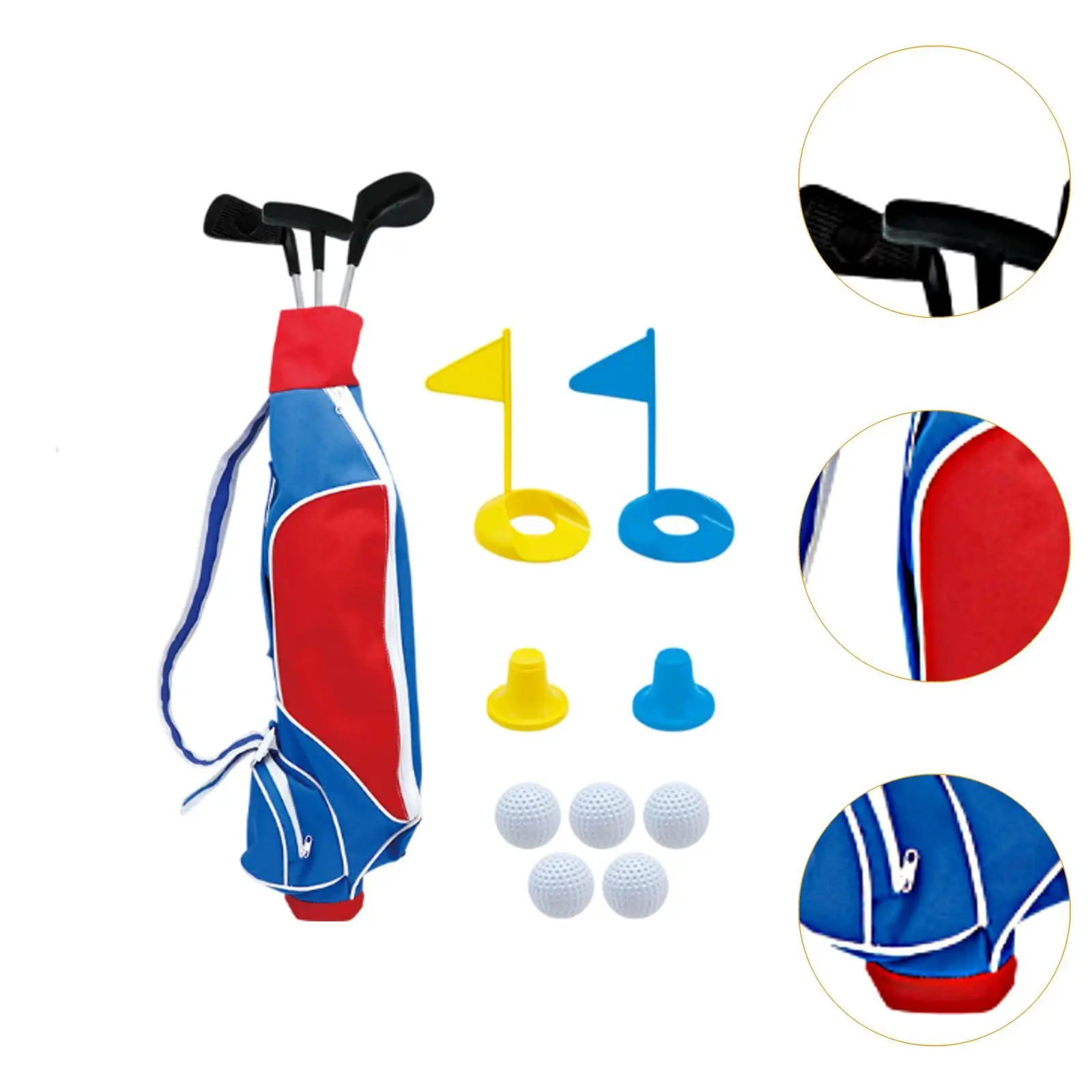 Kids Golf Toys Set Toy Sports Golf with Ball and Club Educational Toy Garden Game Training for and Girls Children