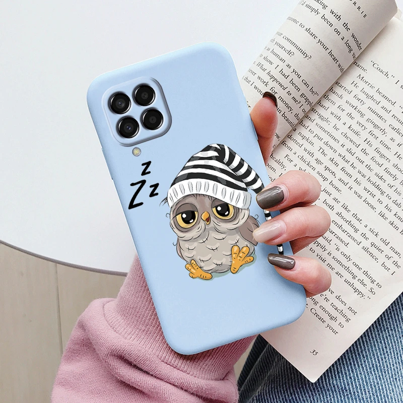 Cute Painted Soft Cover Cartoon Cat & Sunflower TPU Case