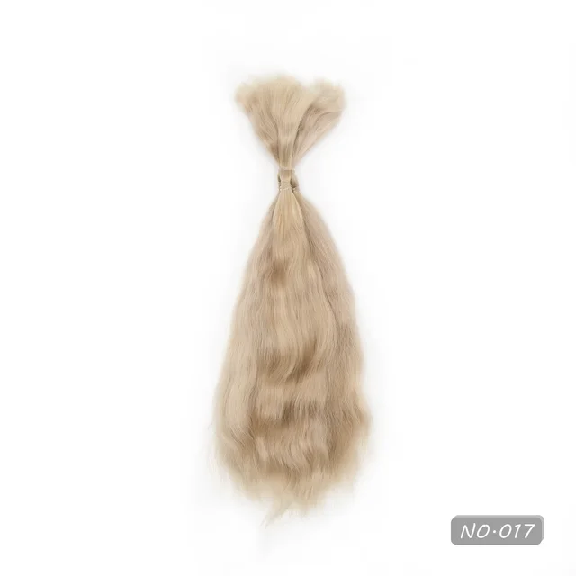 「natural curly hair」Witdiy brand reborn doll wig mohair is as soft as lanugo hair and uses safe dyes, so feel free - No.017, 30g