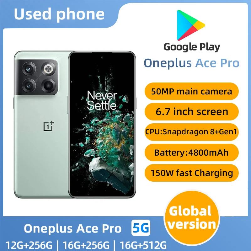 数量限定，本物保証 OnePlus Ace Pro スナドラ8＋Gen1搭載