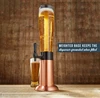 Beer tower drink dispenser with Pro-Pour faucet and freezer tube to keep drinks cold, perfect for parties and game days 3