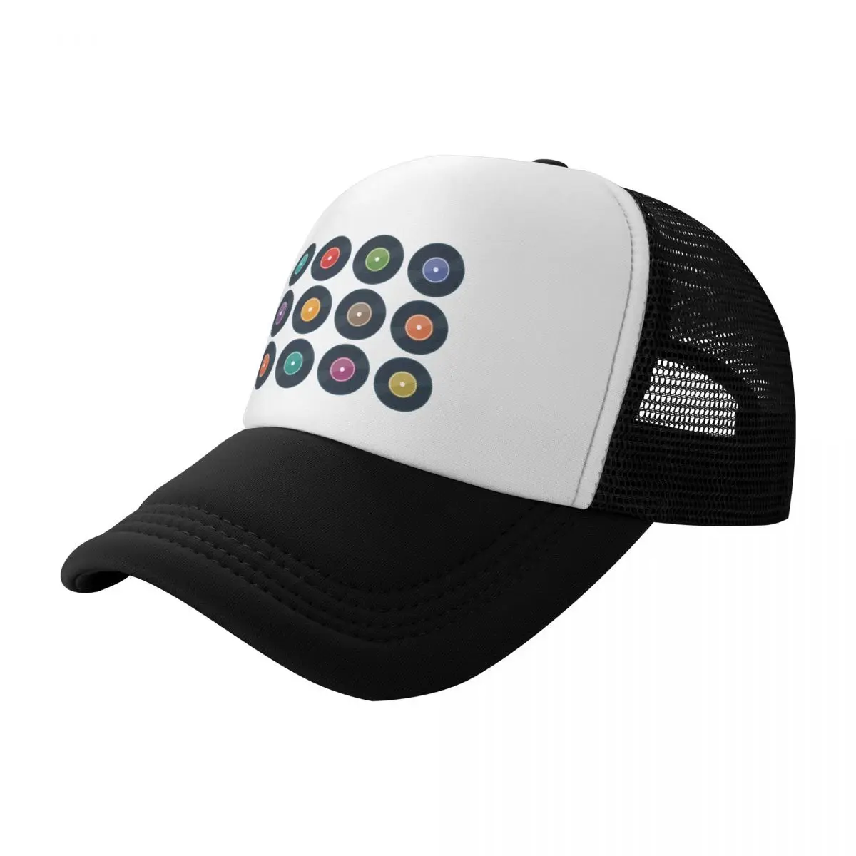 

Vinyl Record Collection Baseball Cap Fashion Beach Sunscreen Girl Men's