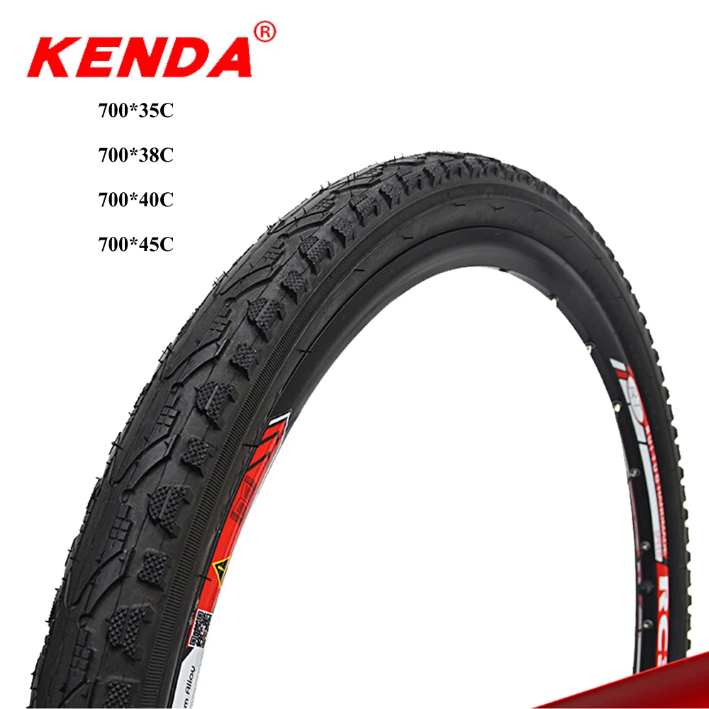Coppia Pneumatici KENDA Kahn Per Bicicletta 700 X 35C - Nero