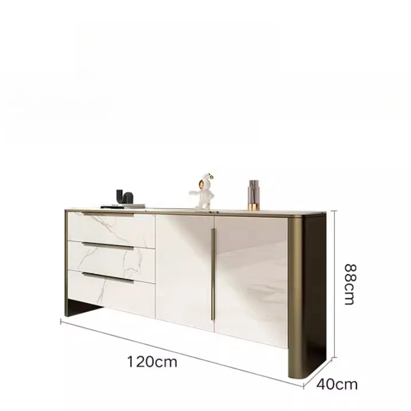 Food Buffet Table Sideboards Narrow Shelf Corner Drawer Shelves Modular Storage Sideboards Dining Table De Chevet Furniture HDH