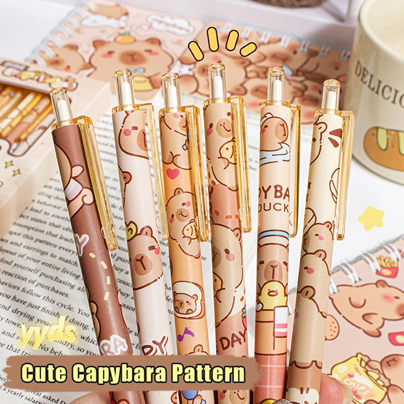 SHAIDOJIO 12PCS Kawaii Penna Gel a Inchiostro Retrattili 0,5mm, per
