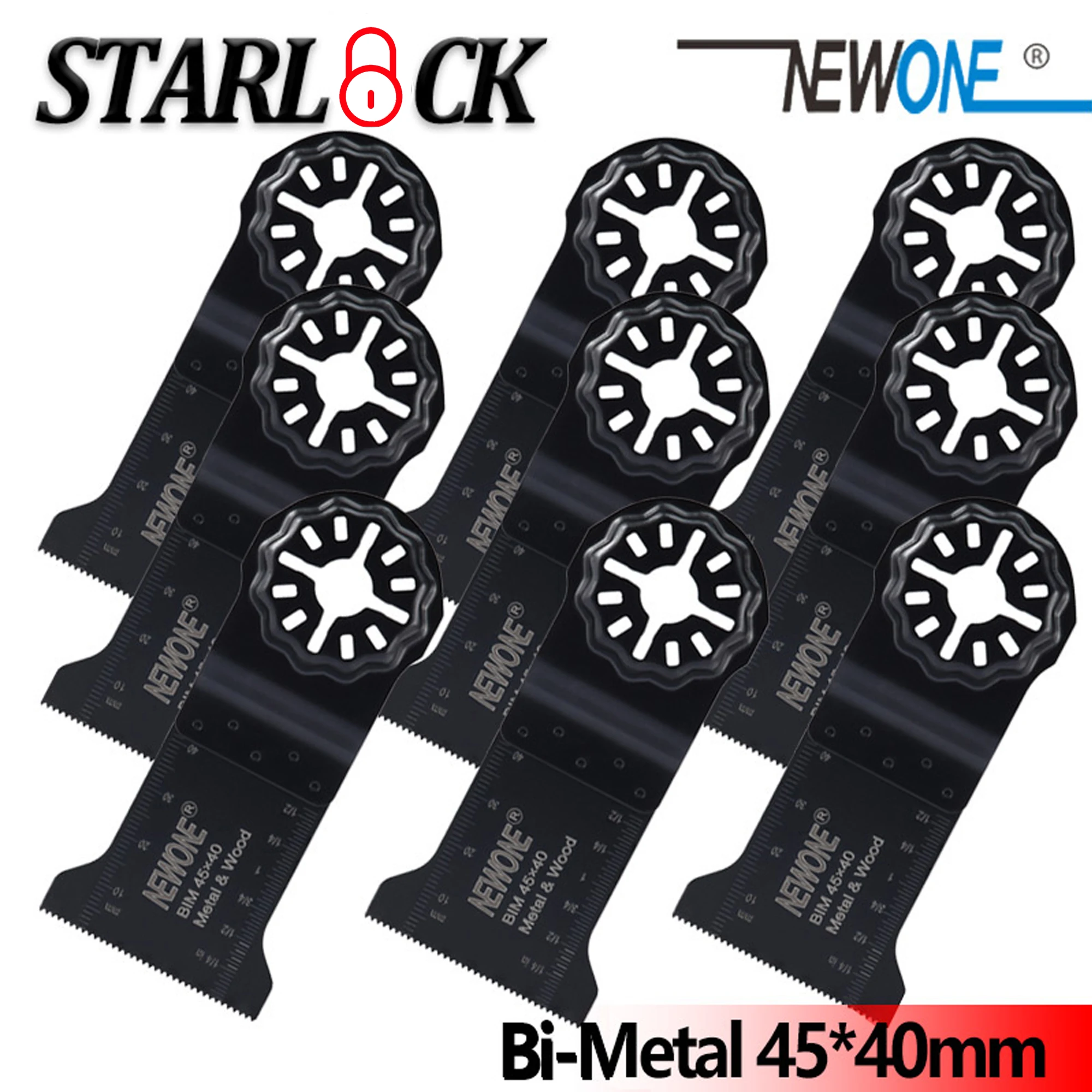 

1-3/4" NEWONE Starlock Oscillating Tool Saw Blades Durable Multi Tool Blades Bi-Metal Professional Premium Multifunctional Blade