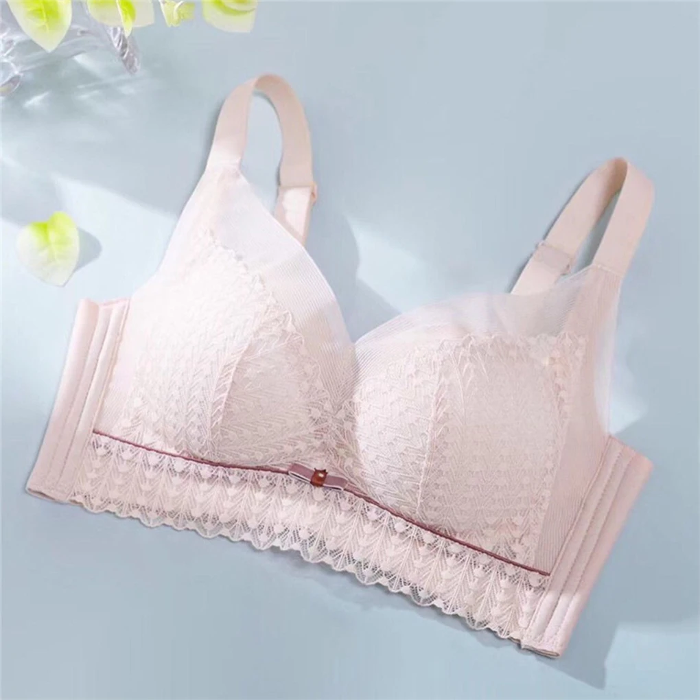 

Women Lace Bras Comfortable Bralette Padded Lingerie Seamless Beauty Back Underwear Neck Vest Bra Underclothes
