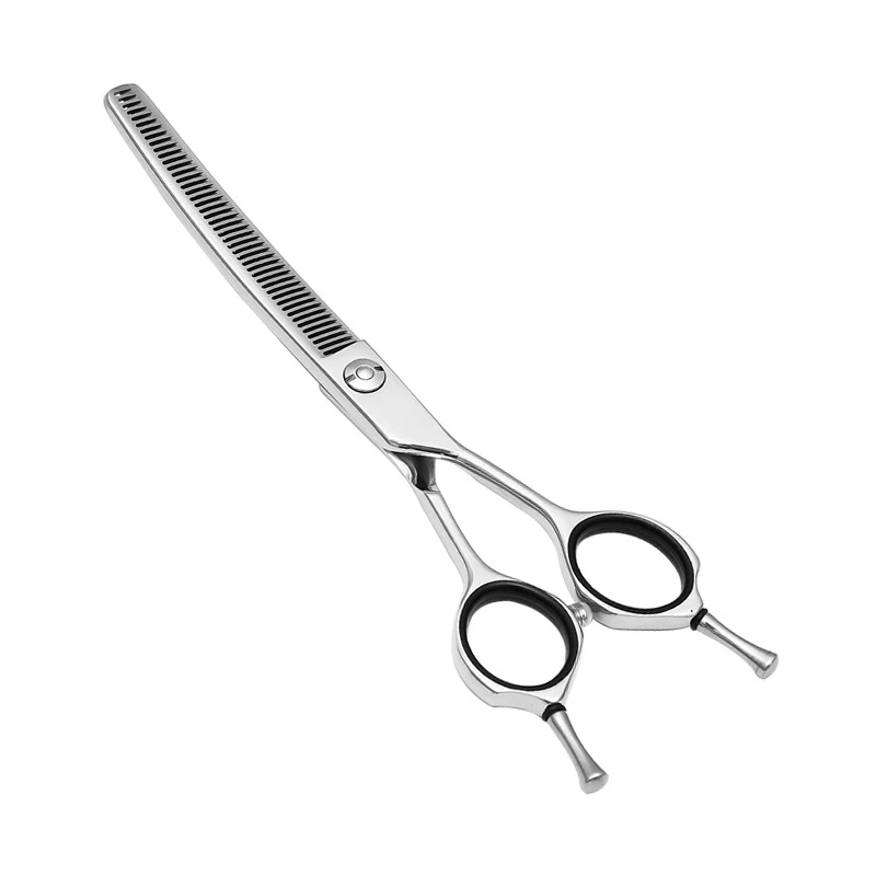 6.5 Inch Vshape Teeth Upward Curved Thinning Shear For Dogs Pet