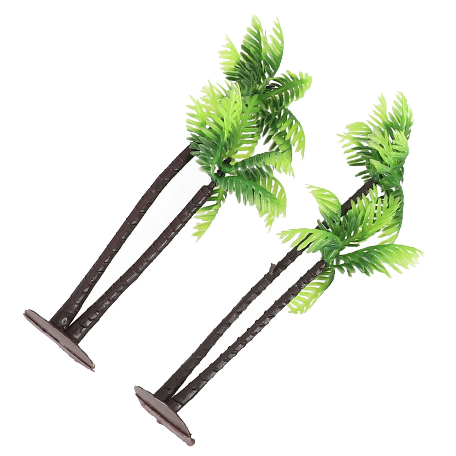

5Pcs Mini Plastic Artificial Plant Coconut Palm Tree Plant Craft Micro Landscape Aquarium Landscape Home Office DIY Decoration