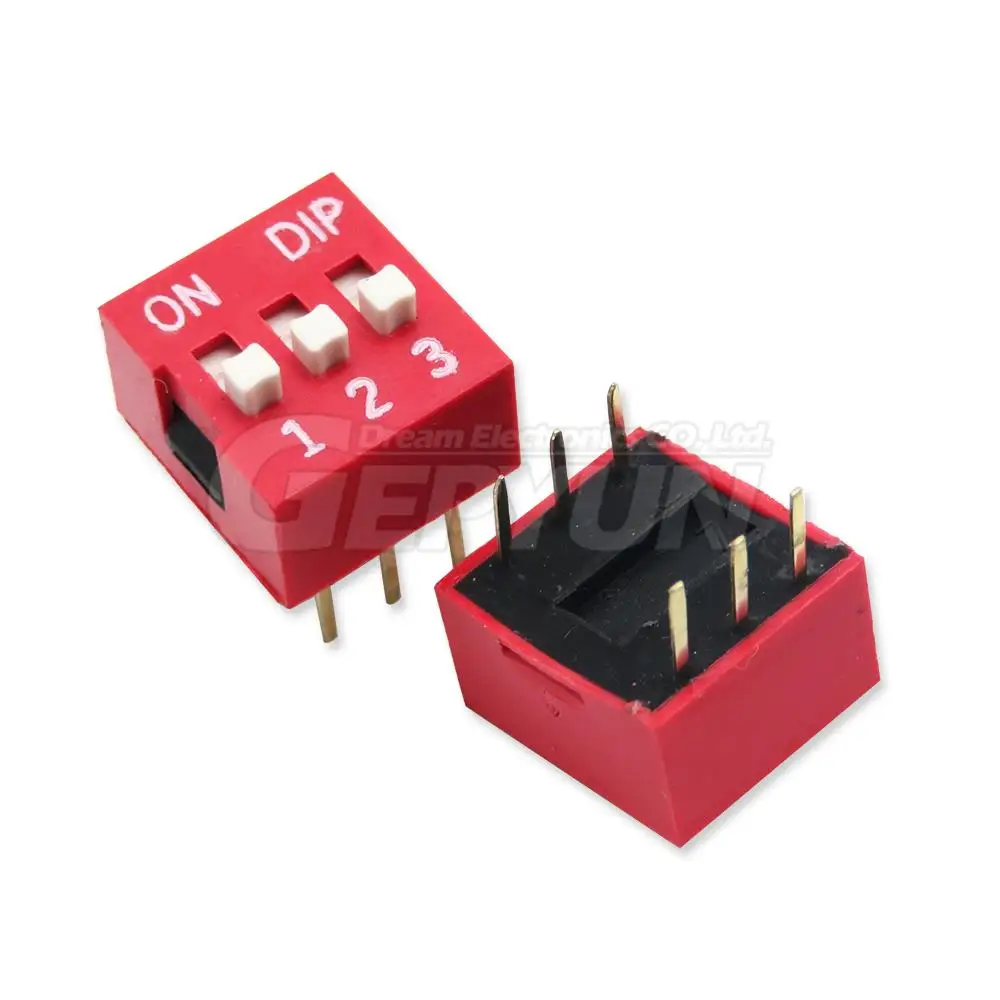Enhanced Slide-Type Toggle Switch Module | Multi-Bit Positioning | Assorted Colors
