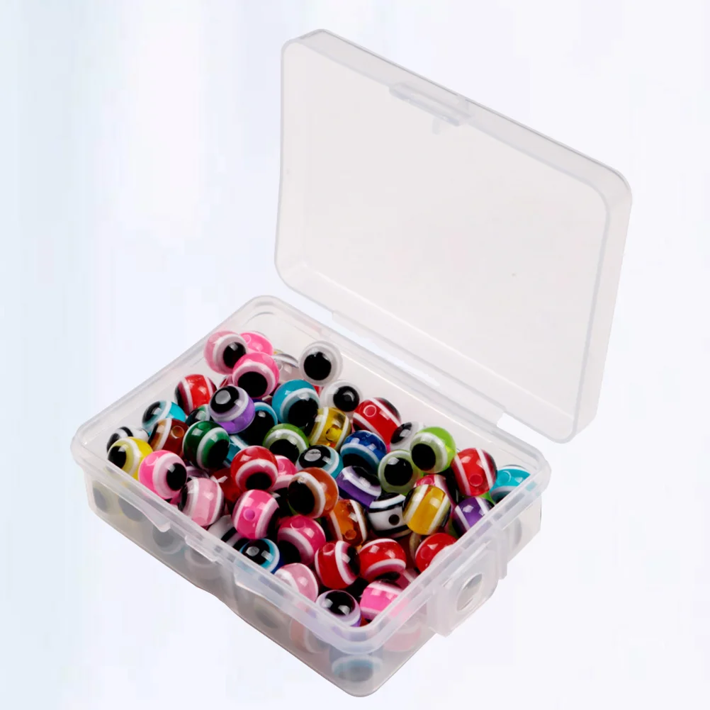 

100 PCS/ Lure Fisheye Bead Bean DIY Fly Fishing Lures Baitfish Making Artificial Eyes Seductive Tying Materials