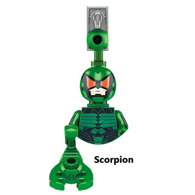 Brand DISNEY Spiderman Spider-Gwen Building Block Doctor Octopus Mysterio Miles Morales Lizard Electro Action Figure Kid Toys M-KF1656