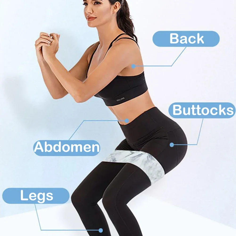 Resistance Bands Set Fitness Exercise Elastic Booty Bands Logo Training Workout Sport Yoga Strength Gym Equipment 76*8CM