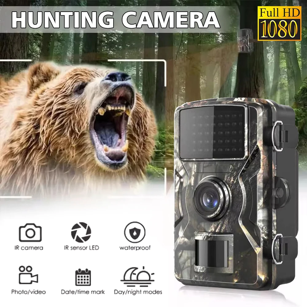 16MP 1080P Hunting Trail Camera 940nm Infrared Night Vision Motion Activated Trigger Security Cam Outdoor Wildlife Photo Traps