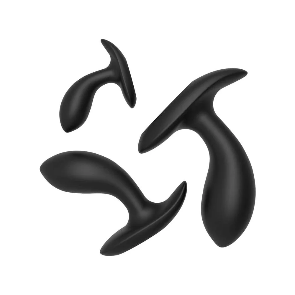Analkugeln aus Silikon, Analplug, Trainingsset, riesiger ausgestellter Sockel, tragbarer hohler Analplug, Prostatamassage, G-Punkt_voghion.com