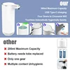 350ml Automatic Foam Gel Soap Dispenser Sensor Touchless Bathroom Smart Hand Sanitizer Washer USB Rechargeable Wall-Mounted 4