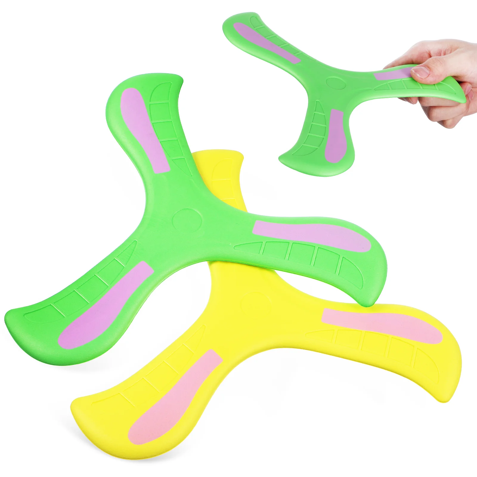 Children Boomerang Toys Soft Three-Leaf Cross Returning Boomerangs Parent-Child Interactive Flying Sports Game Toys