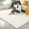 Modern Shag Area For Bedroom Rugs For Living Room Indoor Floor Carpet Beside For Kids Girls Teens Low Pile Rug Decor Dark Grey 1