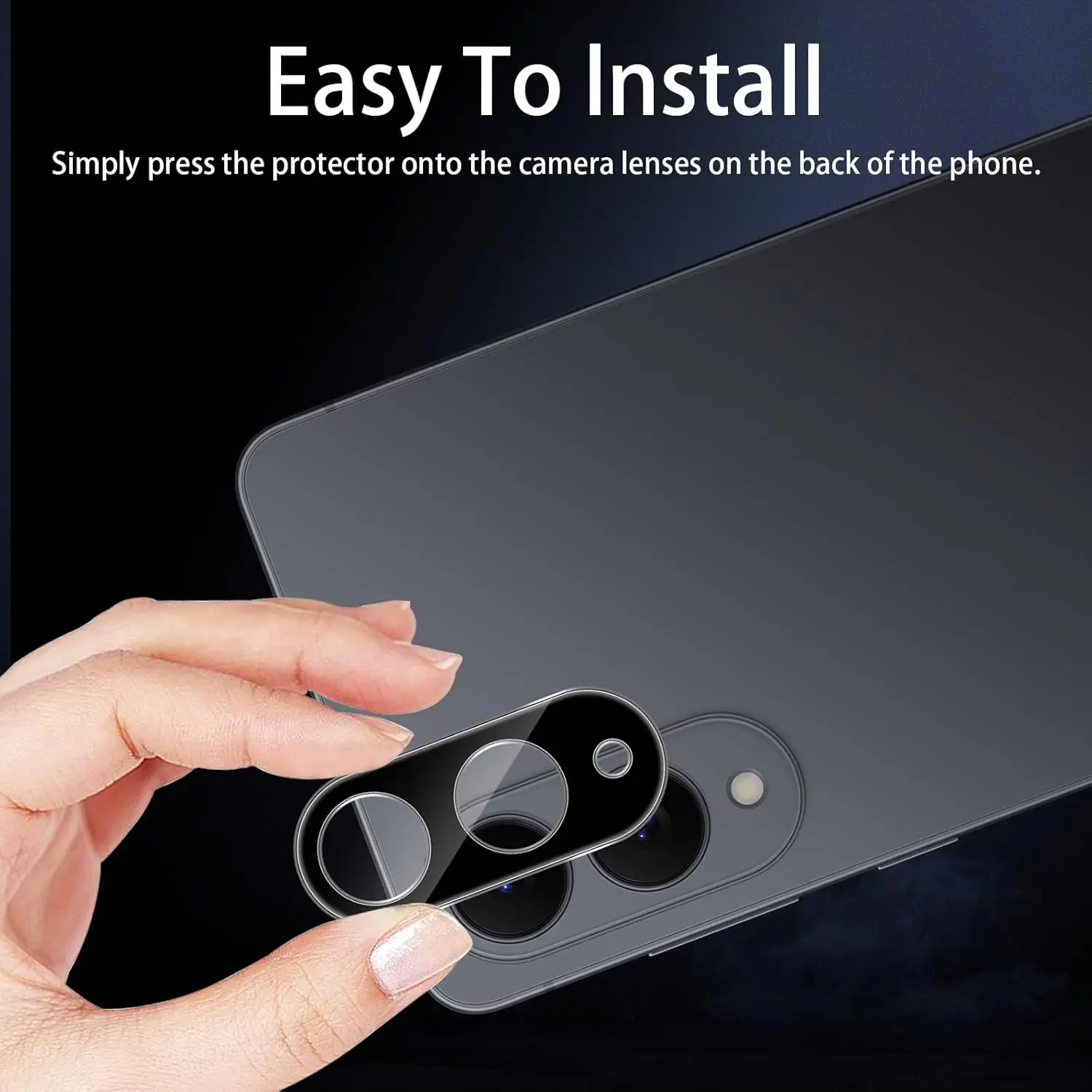 Pack of 2/4 Premium 9H Camera Lens Protectors - Edge-to-Edge HD Protection